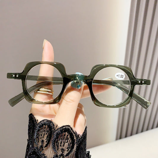 משקפי קריאה רטרו – אפור