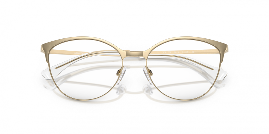 Emporio Armani EA 1087 - 3013 Shiny Pale Gold | Eyeglasses Woman