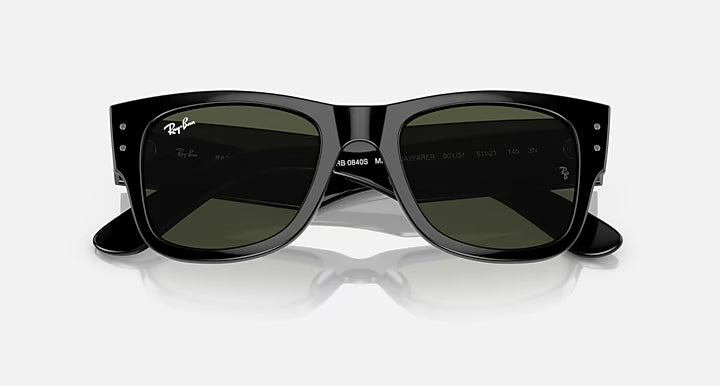 Sunglasses Ray-Ban Mega wayfarer RB0840S 901/31 51-21 Black