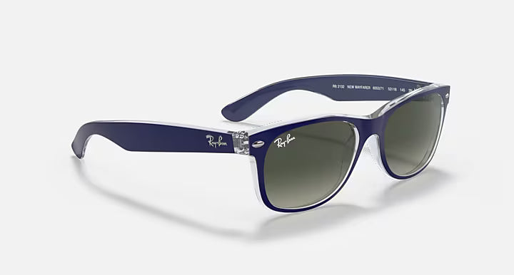 Sunglasses Ray-Ban New wayfarer RB2132 6053/71 52-18 Blue