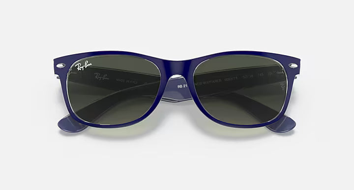 Sunglasses Ray-Ban New wayfarer RB2132 6053/71 52-18 Blue