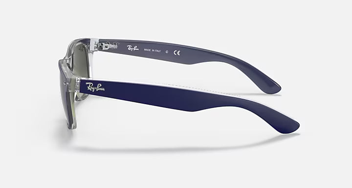 Sunglasses Ray-Ban New wayfarer RB2132 6053/71 52-18 Blue