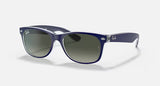 Sunglasses Ray-Ban New wayfarer RB2132 6053/71 52-18 Blue