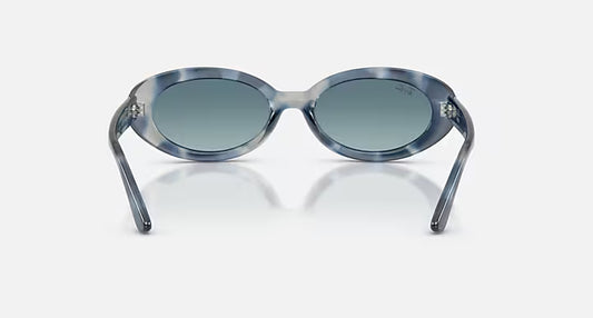 Ray-Ban RB2223 14503M Opal Blue Havana Sunglasses