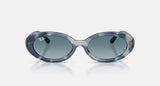 Ray-Ban RB2223 14503M Opal Blue Havana Sunglasses