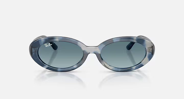 Ray-Ban RB2223 14503M Opal Blue Havana Sunglasses