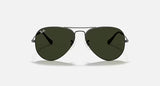 RB3025 Aviator Gunmetal Green W0879