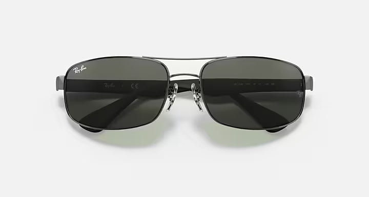 Sunglasses Ray-Ban RB3445 004 61-17 Silver Medium