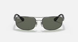 Sunglasses Ray-Ban RB3445 004 61-17 Silver Medium