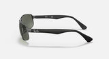 Sunglasses Ray-Ban RB3445 004 61-17 Silver Medium