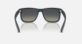 RAY-BAN SUNGLASSES JUSTIN - RB4165 681311 55 - Rubber Blue