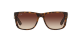 Ray-Ban Justin RB4165 Sunglasses – Rubber Light Havana / Brown Gradient Lenses (710/13) – 2