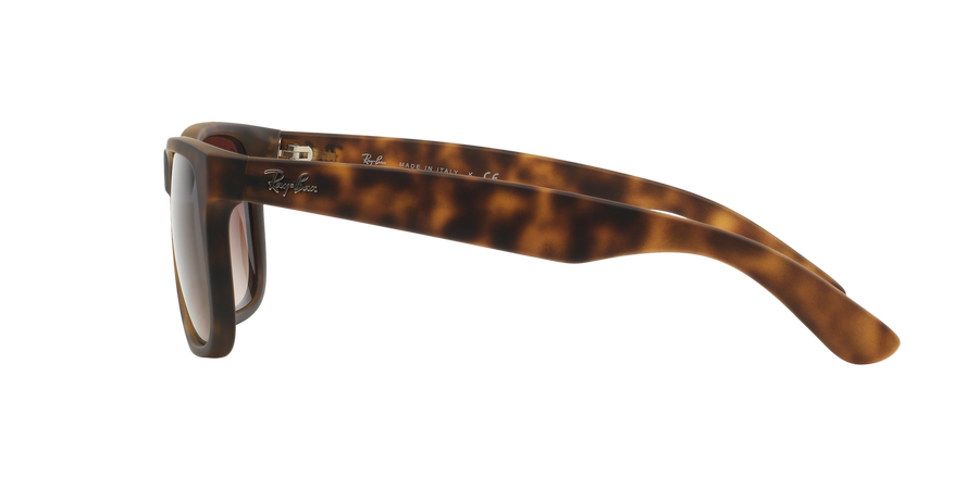 Ray-Ban Justin RB4165 Sunglasses – Rubber Light Havana / Brown Gradient Lenses (710/13) – 3