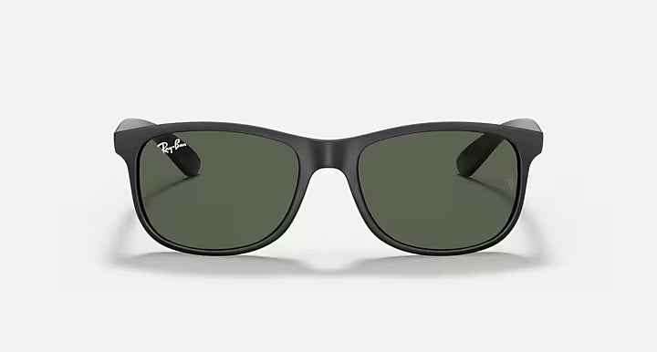 Ray-Ban RB4202 606971-55 Andy Matte Black On Black / Green Classic Lenses