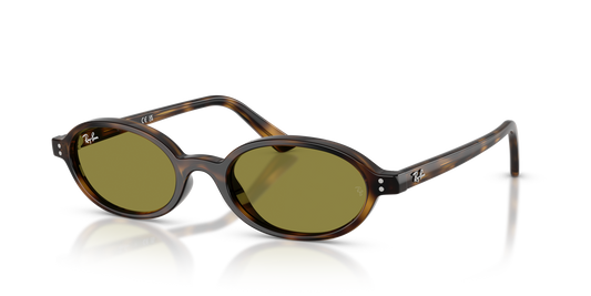 Ray-Ban Khal Bio-Based RB4472 Sunglasses – Polished Havana / Green Lenses (1359/2)
