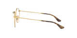 Ray-Ban Round Metal Optics RX3447V Eyeglasses – Polished Arista Gold (2500) – 3