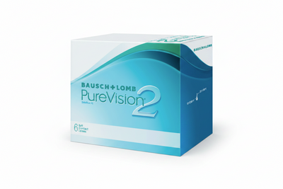 PureVision  2 (6 pck) עדשות חודשיות Bausch & Lomb Baush and lomb