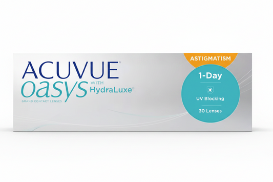 עדשות יומיות אואזיס עם צלינדר - Acuvue Oasys 1 Day for Astigmatism Johnson and johnson