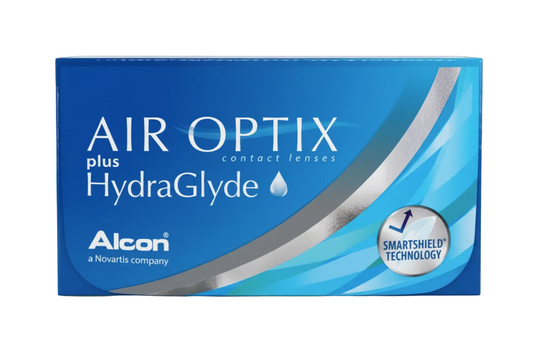 עדשות מגע חודשיות Air Optix plus HydraGlyde Alcon