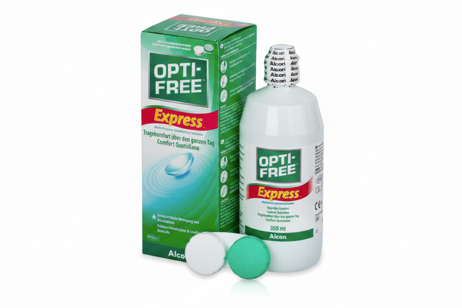 OPTI-FREE EXPRESS תמיסת אופטי פרי אקספרס לעדשות מגע