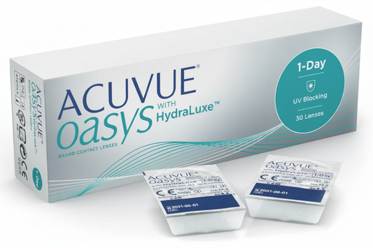 ACUVUE OASYS 1-Day עם HydraLuxe חבילה של 30 
