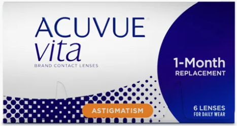 acuvue vita astigmatism 6pck - עדשות מגע חודשיות צילינדר ויטה