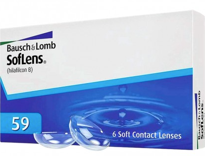 soflens 59 6 pck - עדשות חודשיות Baush and lomb – תמונת המוצר