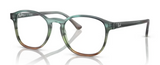 משקפי ראייה Ray-Ban RX5417 – פסים כחול-ירוק (8252)
