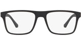 Emporio Armani EA4115 Eyeglasses with Sun Clip-Ons – Matte Black (5801/1W)