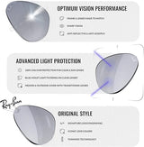 Ray-Ban RB4101 JACKIE OHH Butterfly Shaped Sunglasses for Men & Women with Official RAYBAN Eyewear Kit
