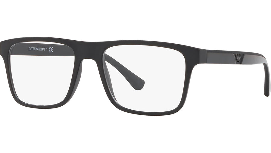 Emporio Armani EA4115 Eyeglasses with Sun Clip-Ons – Matte Black (5801/1W) – 2