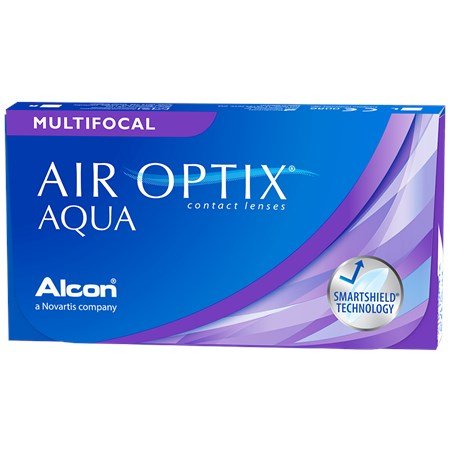 AIR OPTIX AQUA Multifocal ( 6 pck)- עדשות מגע חודשיות מולטיפוקליות 