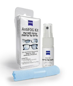 ערכת ZEISS AntiFOG למניעת אדים במשקפיים