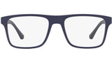 Emporio Armani EA4115 Eyeglasses with Sun Clip-Ons – Matte Dark Blue (5759/1W)