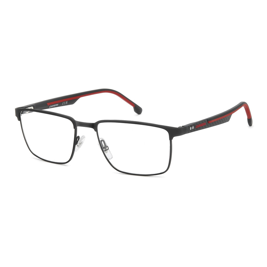 Carrera 8934 Eyeglasses – Matte Black / Red (BLX) – 3
