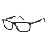 Carrera 8912 Eyeglasses – Matte Black / Red (BLX) – 3