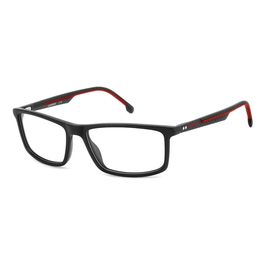 Carrera 8912 Eyeglasses – Matte Black / Red (BLX) – 3