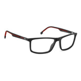 Carrera 8912 Eyeglasses – Matte Black / Red (BLX) – 4