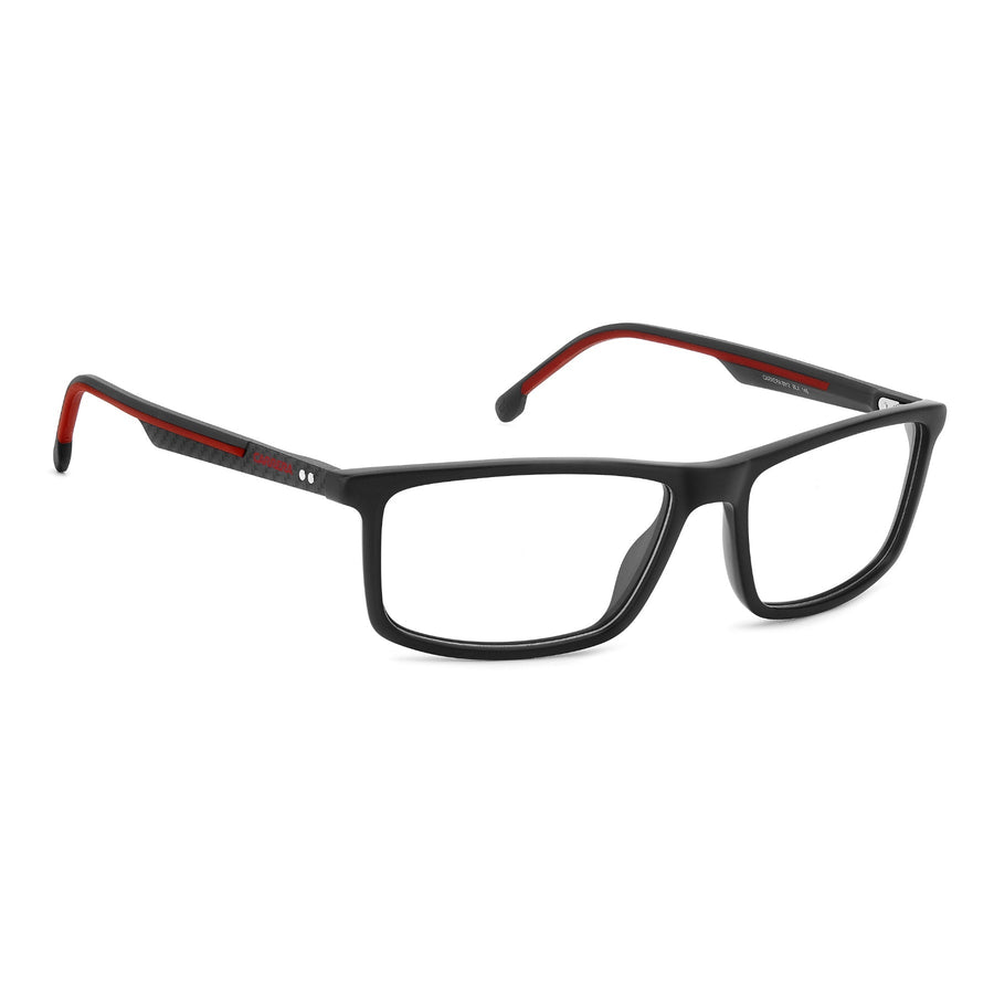 Carrera 8912 Eyeglasses – Matte Black / Red (BLX) – 4