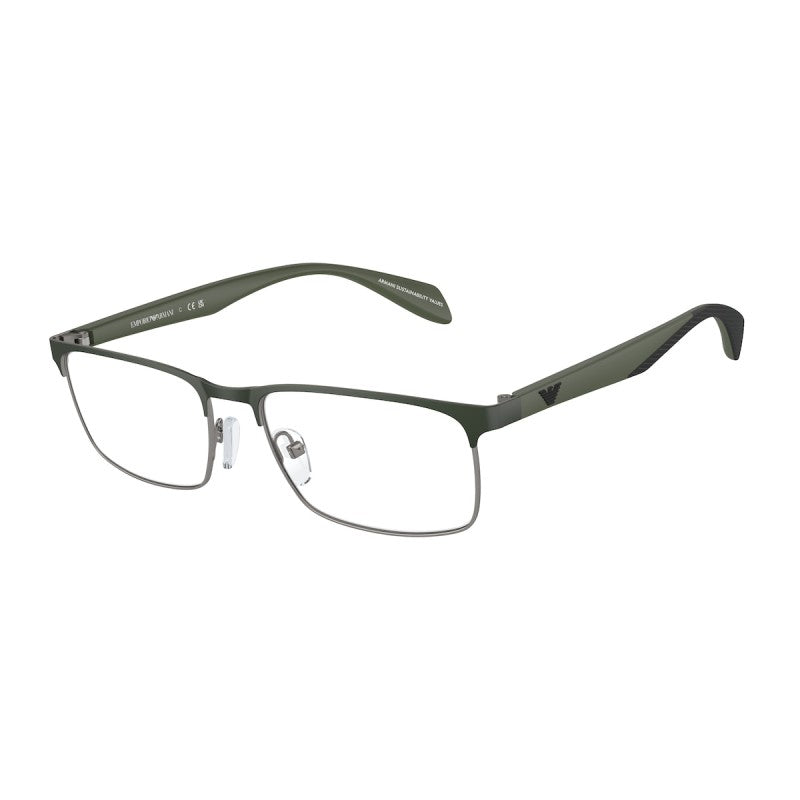 Emporio Armani EA 1149 - 3367 Matte Gunmetal/green | Eyeglasses Man