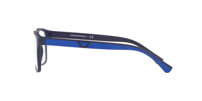 Emporio Armani EA4115 Eyeglasses with Sun Clip-Ons – Matte Dark Blue (5759/1W) – 6