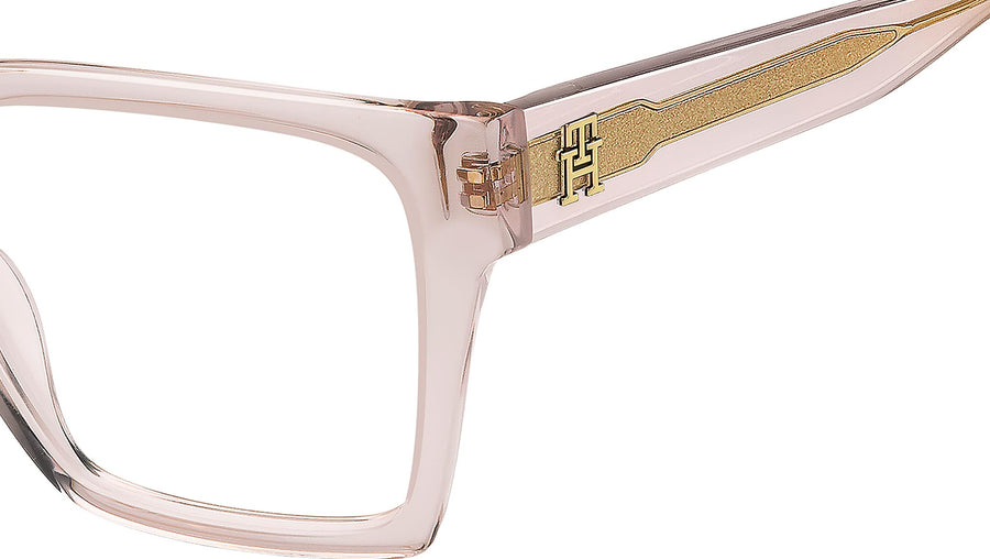 Tommy Hilfiger TH 2103 Eyeglasses – Transparent Pink (35J) – 4