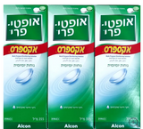 OPTI-FREE EXPRESS תמיסת אופטי פרי אקספרס לעדשות מגע - שלישית