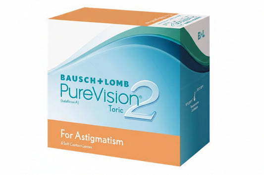 PureVision2 Toric For Astigmatism - עדשות מגע חודשיות עם צלינדר 