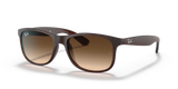 משקפי שמש Ray-Ban Andy RB4202 6073/13 בגוון חום מט