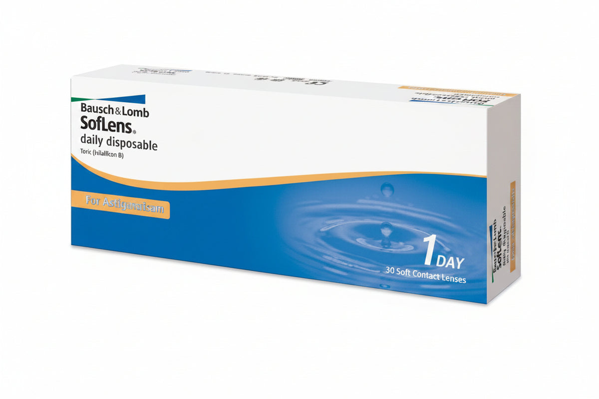 SofLens daily disposable Toric For Astigmatism 30 Pack - עדשות יומיות עם צלינדר 